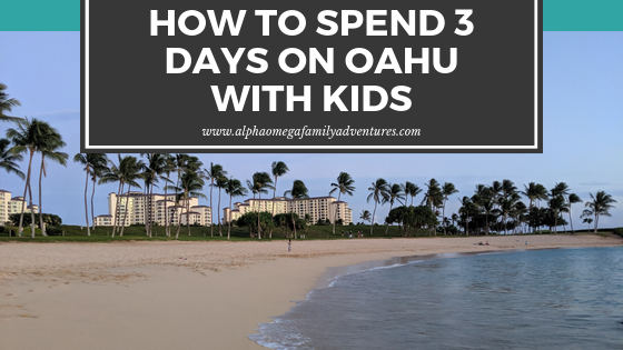How to Spend 3 Days in Oahu with Kids!